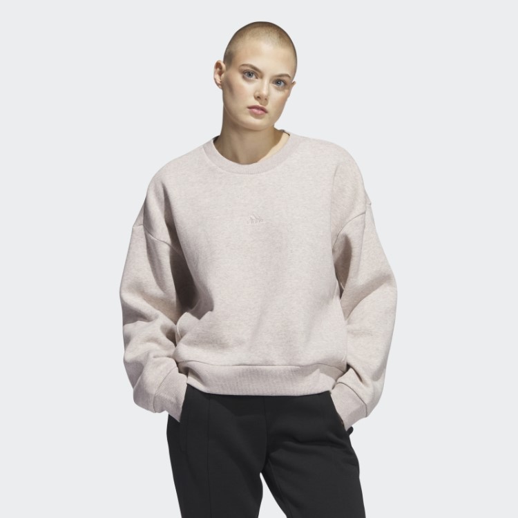 Moletom De Lã All Szn Adidas Taupe Mel