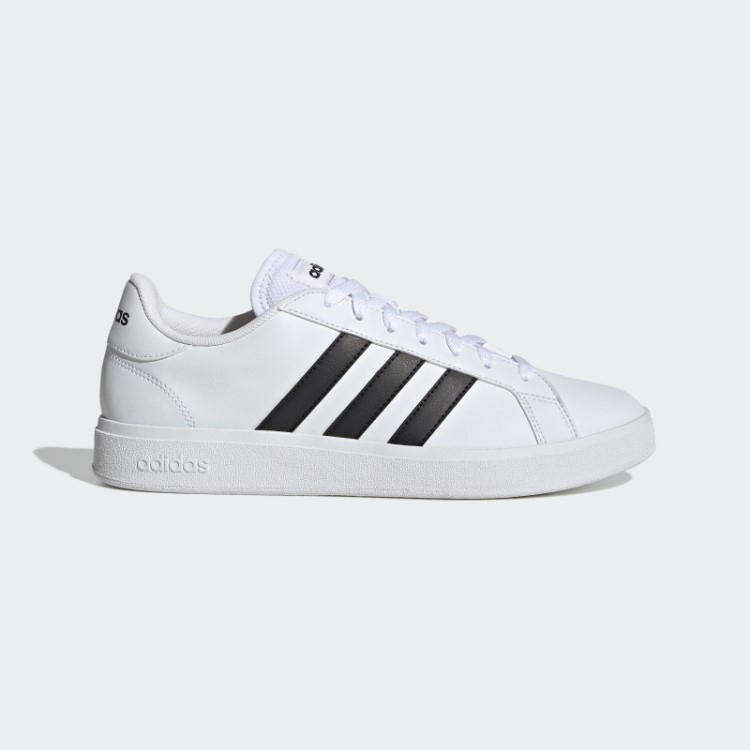 Adidas Grand Court Td Estilo De Vida Corte Sapatos Casuais Preto Quente