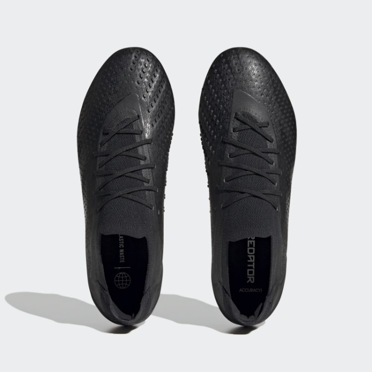 Adidas Predador Precisão.1 Botas Baixas Firmes Brancas