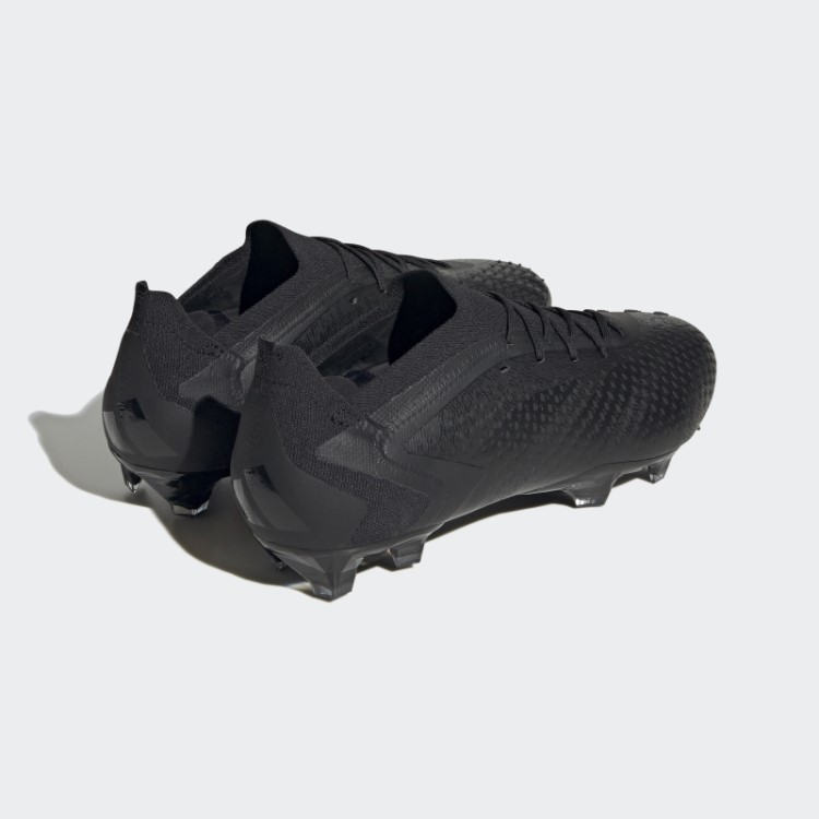 Adidas Black Predador Precisão.1 Chuteiras Para Chão Firme Baixo