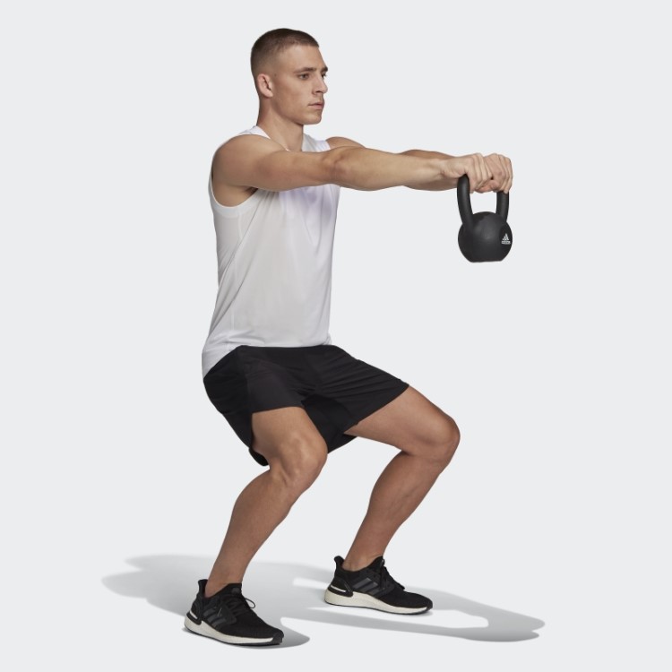 Quente Projetado Para Shorts De Treino Adidas Preto