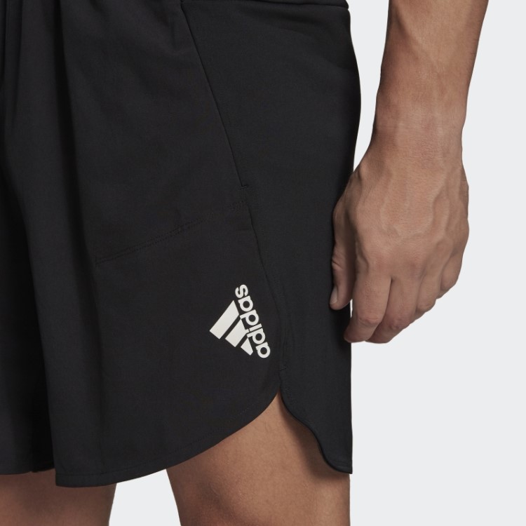 Quente Projetado Para Shorts De Treino Adidas Preto