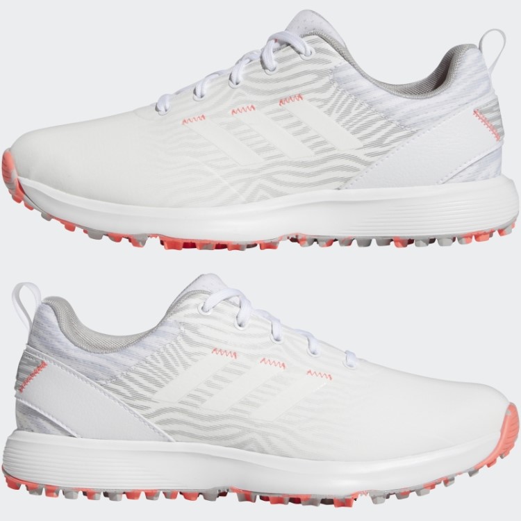 Sapatos De Golfe Sem Pontas S2g Femininos Adidas Brancos