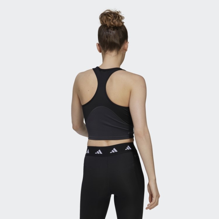 Regata Preta Adidas Aeroready Train Hiit Crop