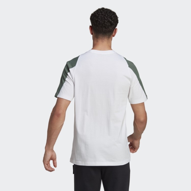 Adidas Future Icons Emblema Bordado Da Camiseta Esportiva Branca