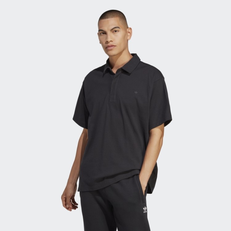 Camisa Polo Preta Adidas Premium Essentials