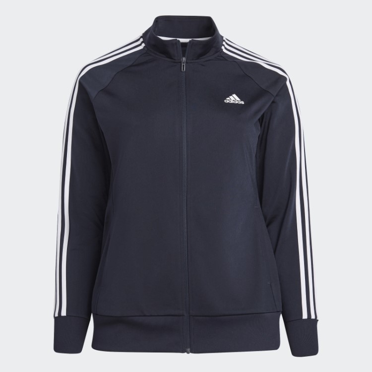 Ink Essentials Warm Up Tricot Slim Jaqueta Com As Três Listras (tamanho Grande) Adidas