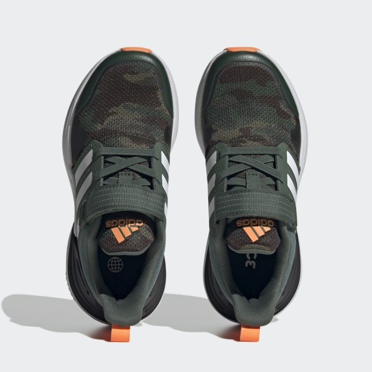 Tênis Adidas Black Rapidasport Bounce Elástico Com Renda