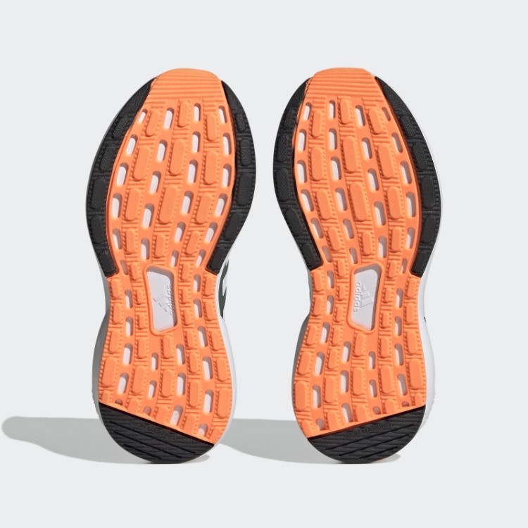 Tênis Adidas Black Rapidasport Bounce Elástico Com Renda