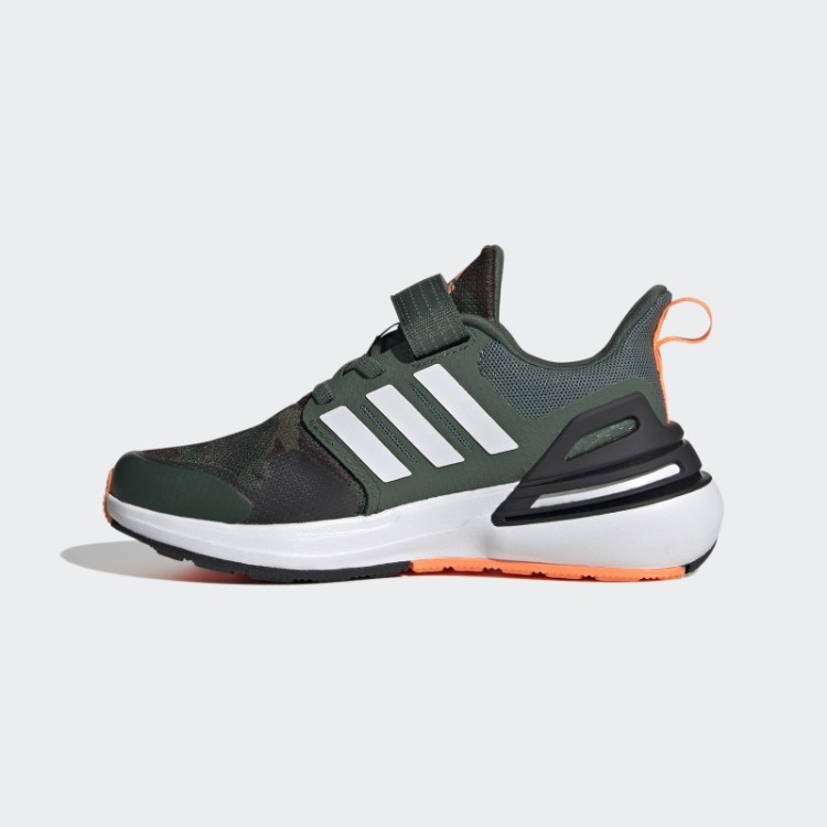 Tênis Adidas Black Rapidasport Bounce Elástico Com Renda