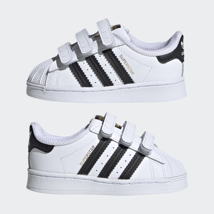 Tênis Adidas Superstar Branco/preto Quente
