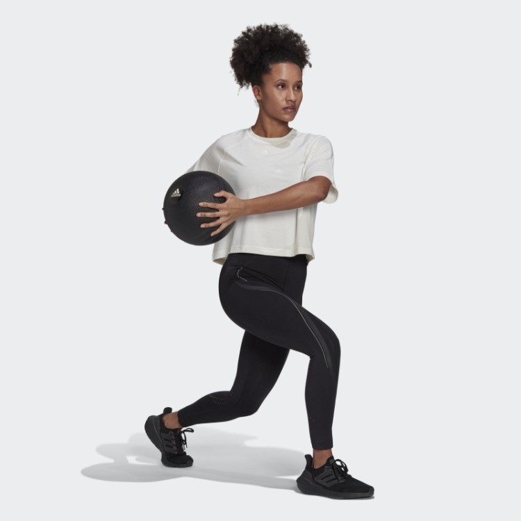 Legging Hiit Luxe 45 Segundos De Treino 7/8 Sob Medida Preta Adidas