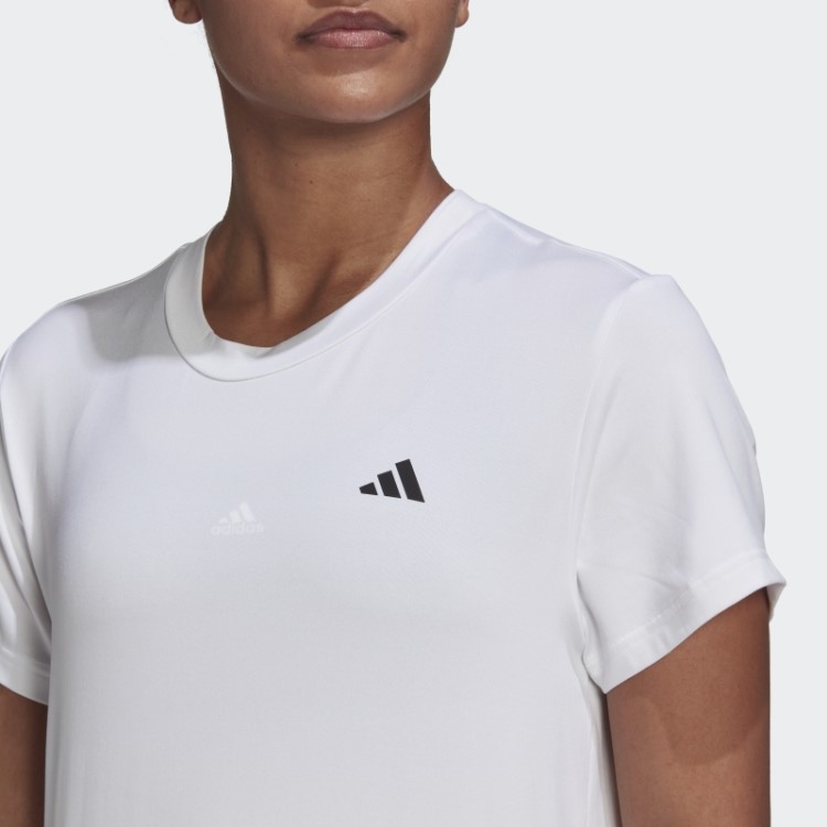 Camiseta Branca Adidas Aeroready Feita Para Treinar