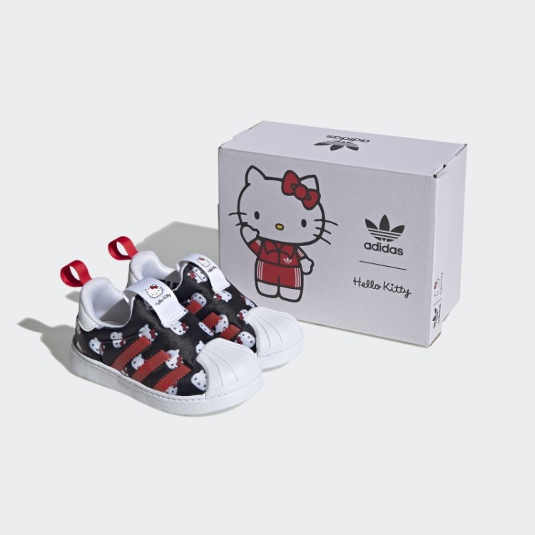 Tênis Branco Hello Kitty Superstar 360 Adidas