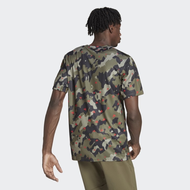 Camiseta De Treino Sazonal Adidas Olive Train Essentials