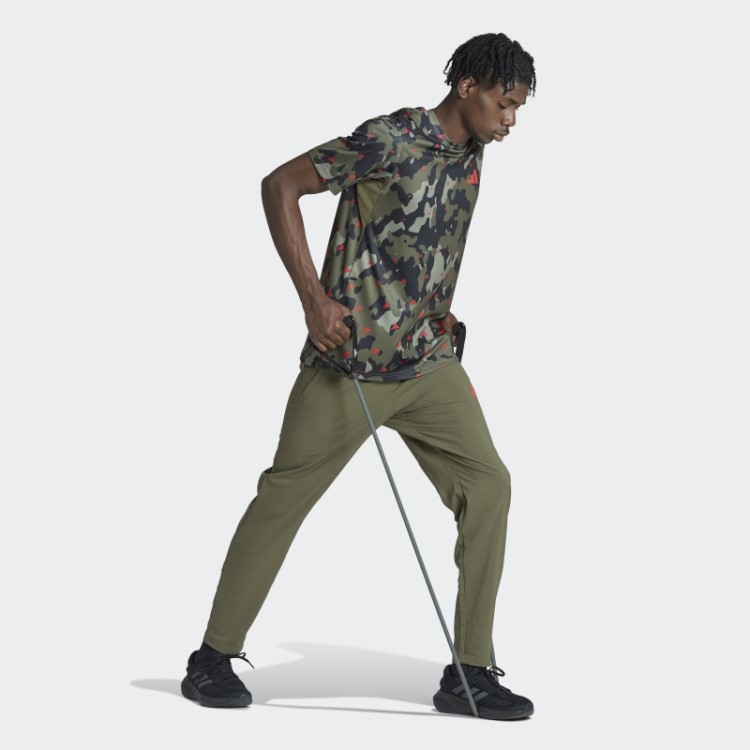 Camiseta De Treino Sazonal Adidas Olive Train Essentials