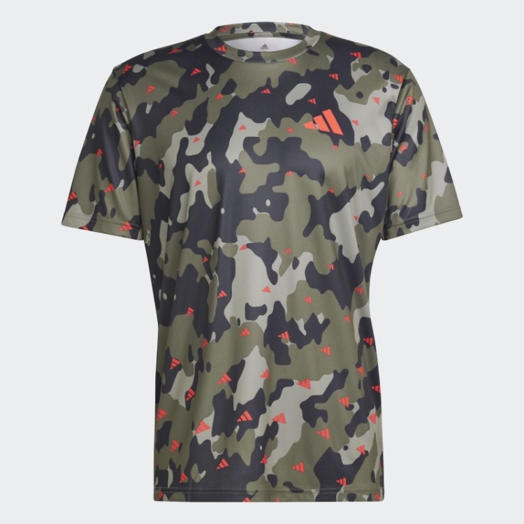 Camiseta De Treino Sazonal Adidas Olive Train Essentials