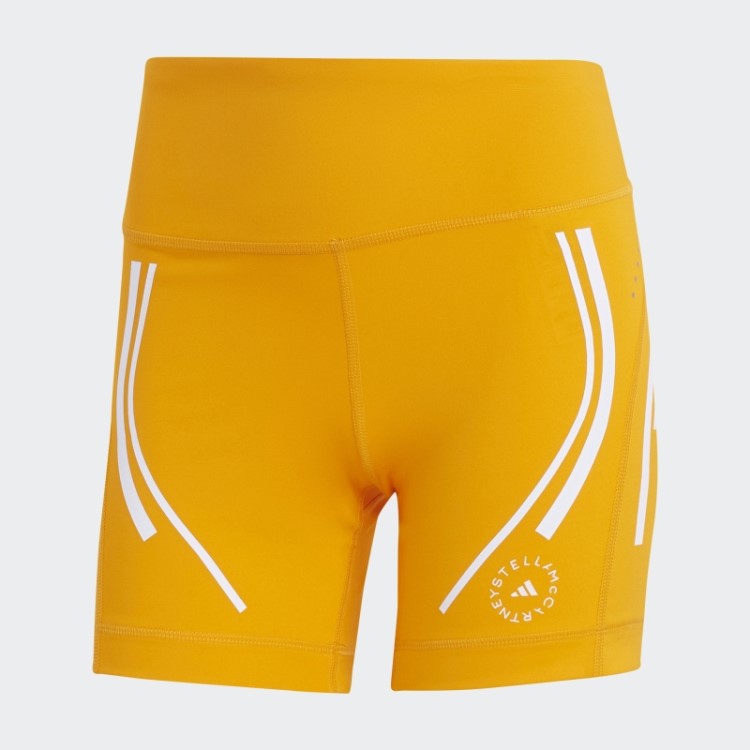 Adidas By Stella Mccartney Truepace Shorts De Corrida Moda Laranja
