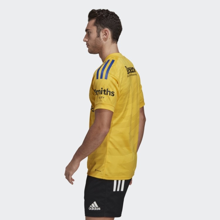 Camisa De Casa Réplica Dourada Adidas Hurricanes Rugby