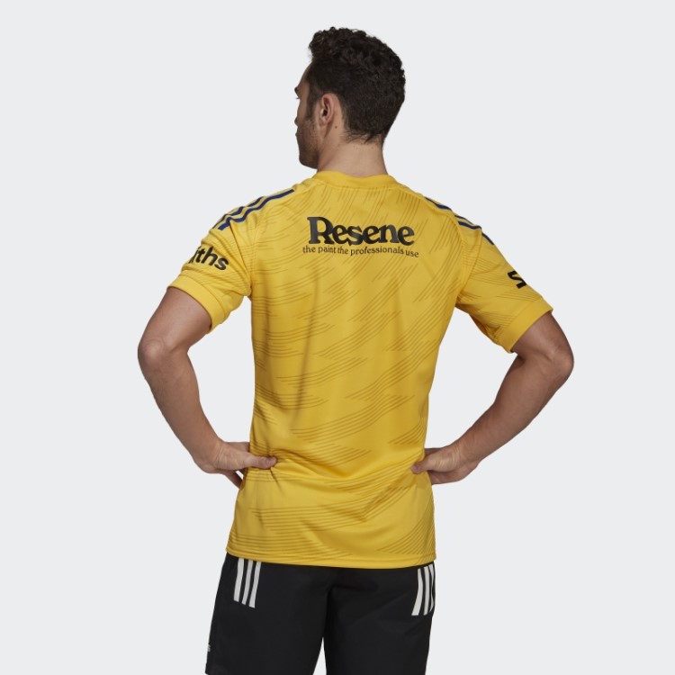 Camisa De Casa Réplica Dourada Adidas Hurricanes Rugby