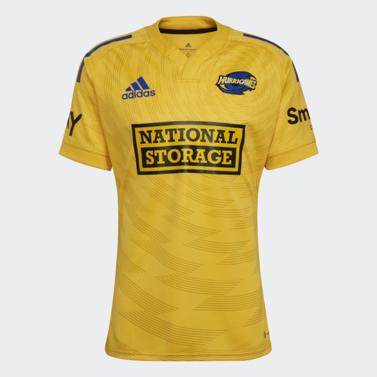 Camisa De Casa Réplica Dourada Adidas Hurricanes Rugby