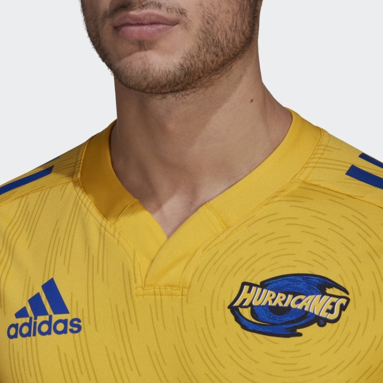 Camisa De Casa Réplica Dourada Adidas Hurricanes Rugby