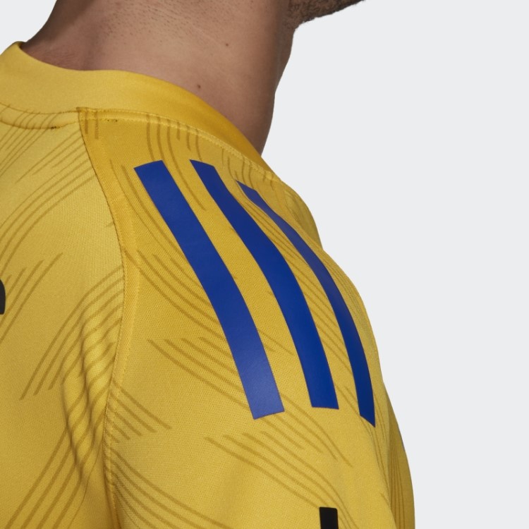 Camisa De Casa Réplica Dourada Adidas Hurricanes Rugby