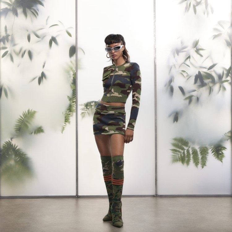 Saia Canelada Adidas Aop Camo
