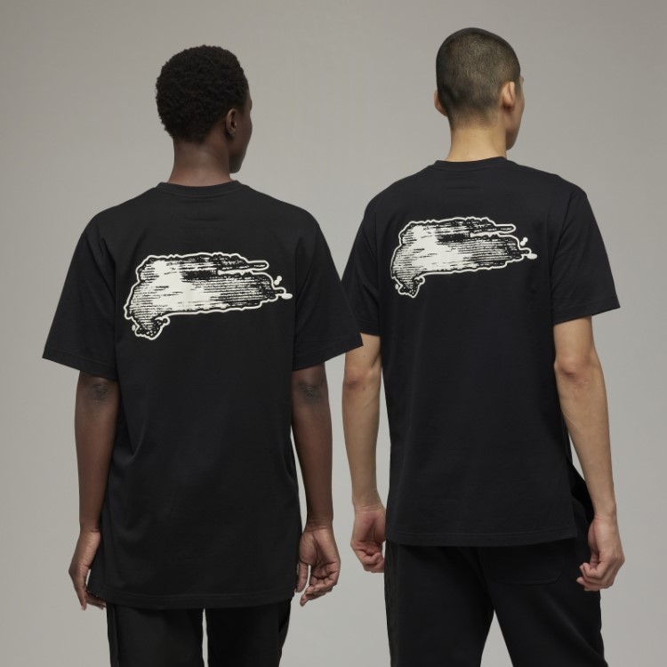 Elegante Camiseta Adidas Y-3 Brush Graphic