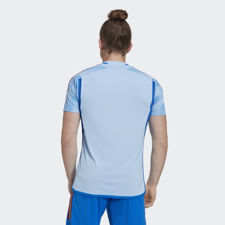 Adidas Glow Blue Spain 22 Away Jersey Fashion