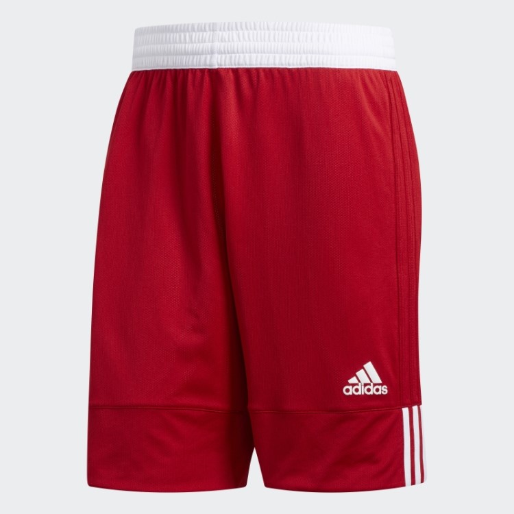 Calção Vermelho Adidas 3g Speed Reversível