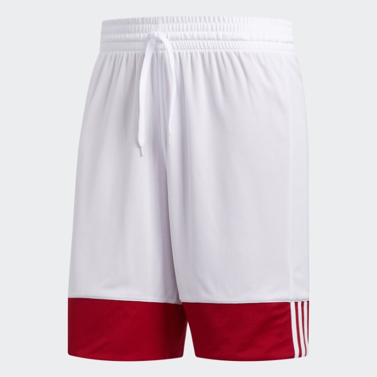 Calção Vermelho Adidas 3g Speed Reversível