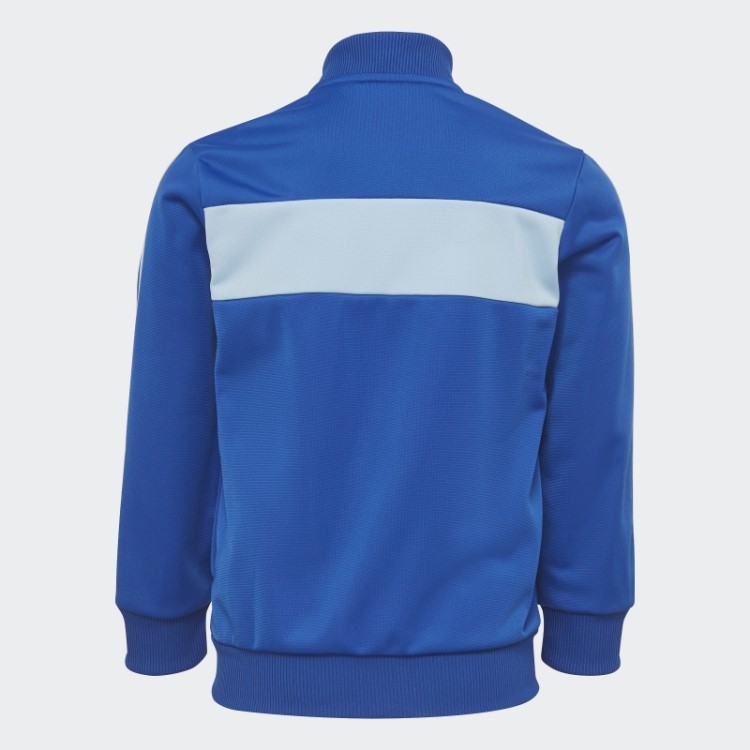 Essentials 3 Listras Brilhante Agasalho Adidas Royal Blue