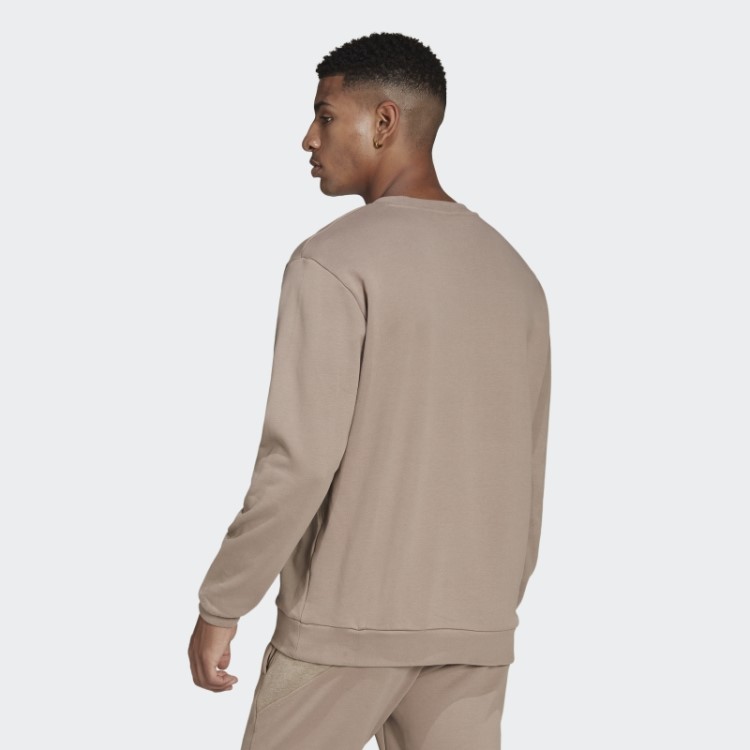 Adidas Chalky Brown R.y.v. Moletom Básico Da Tripulação