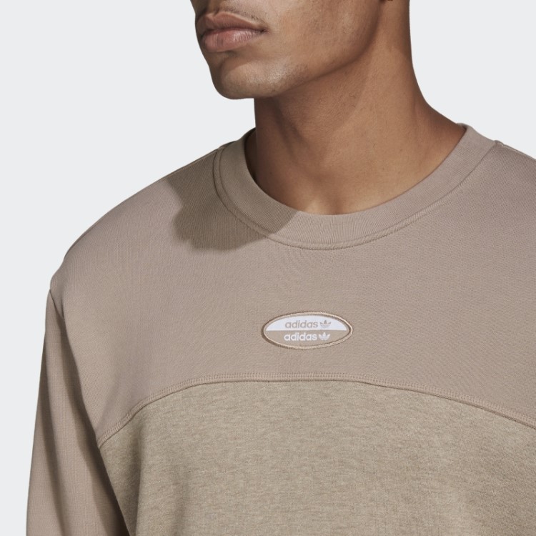 Adidas Chalky Brown R.y.v. Moletom Básico Da Tripulação