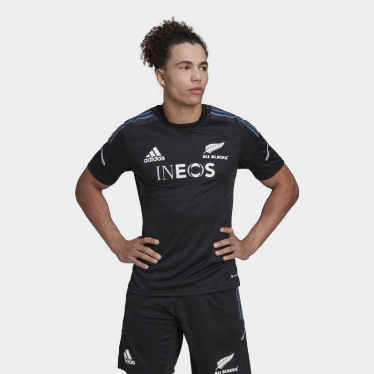 Camiseta All Black Rugby Performance Preta Adidas