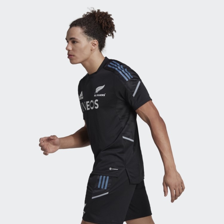 Camiseta All Black Rugby Performance Preta Adidas
