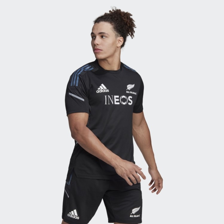 Camiseta All Black Rugby Performance Preta Adidas