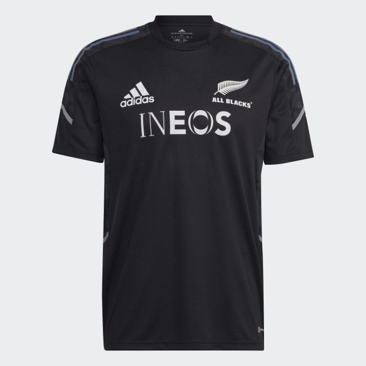 Camiseta Preta Adidas All Blacks Rugby Performance