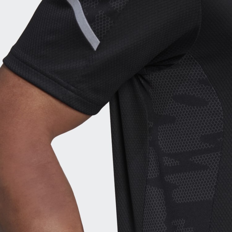 Camiseta Preta Adidas All Blacks Rugby Performance