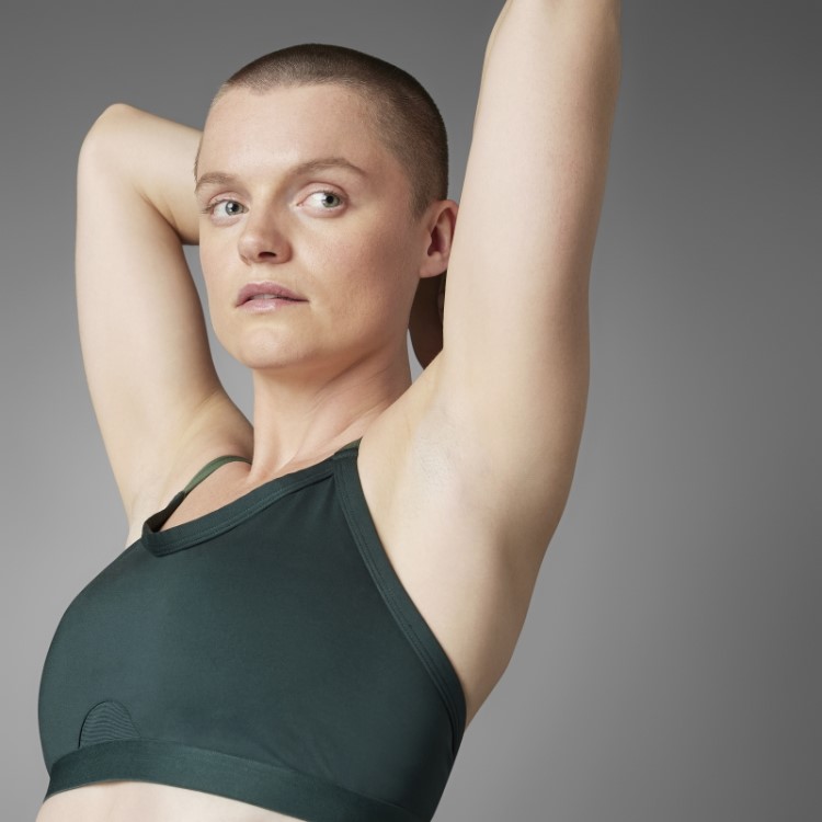 Sutiã Verde Autêntico Balance Para Ioga Com Suporte Leve Adidas