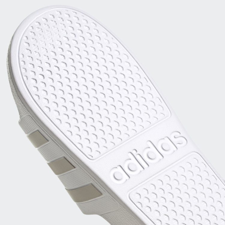 Adidas Adilette Aqua Slides Platinum Metalizado