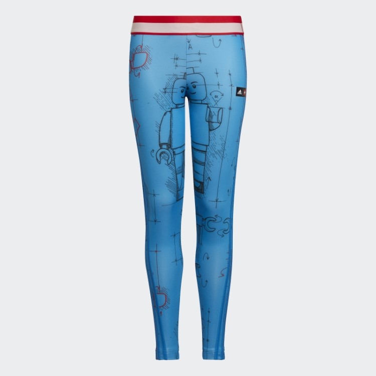 Meia-calça Azul Adidas X Lego Tech Pack Moda
