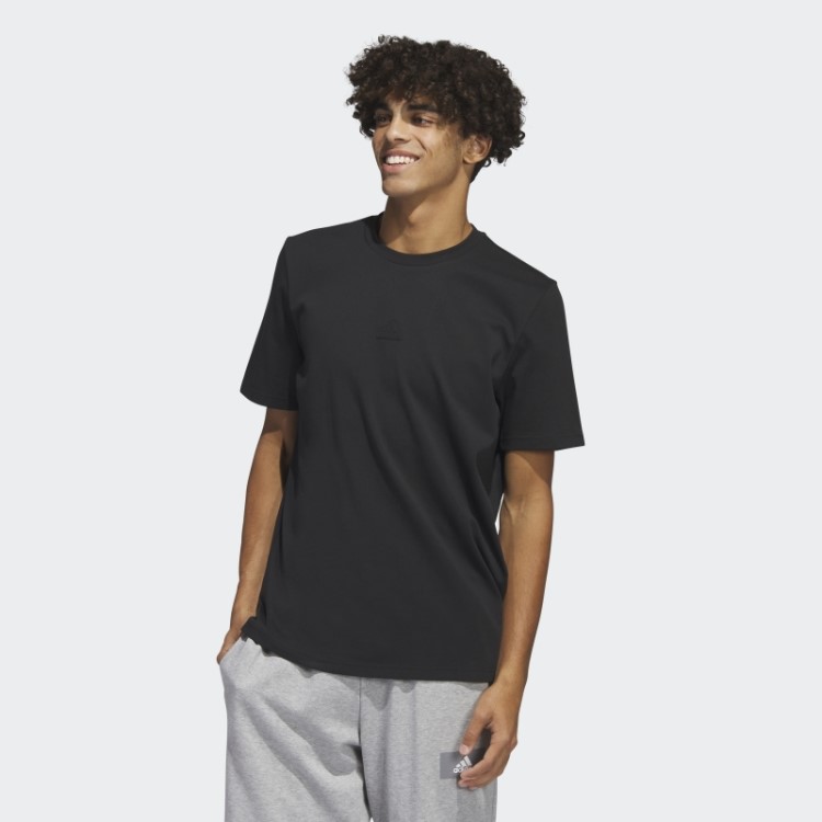Future Icons Camiseta Manga Curta Estampada Adidas Black Fashion