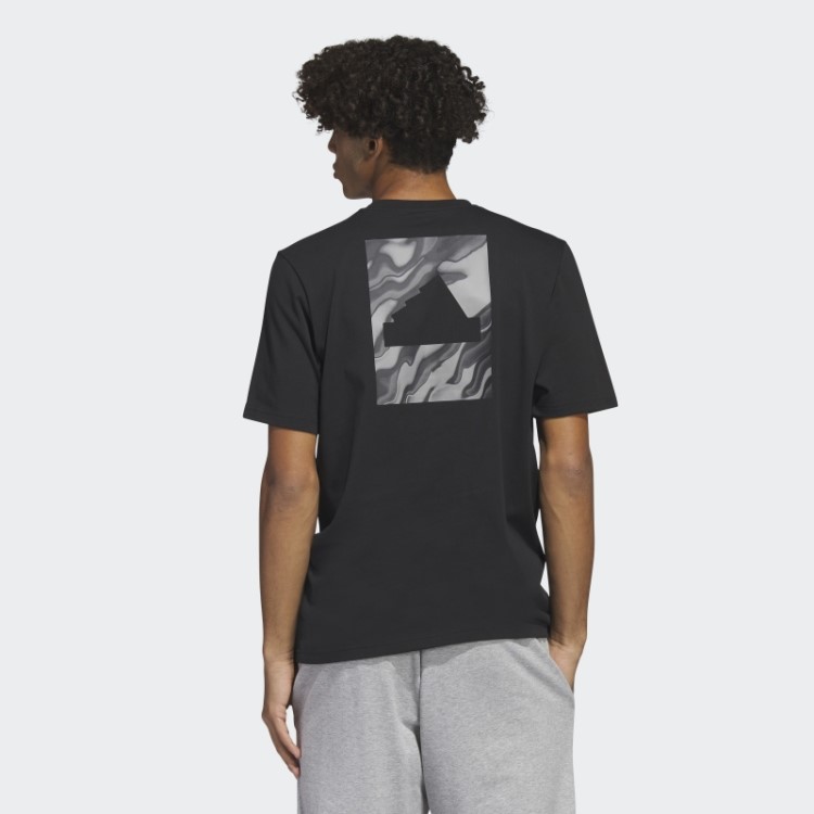 Future Icons Camiseta Manga Curta Estampada Adidas Black Fashion