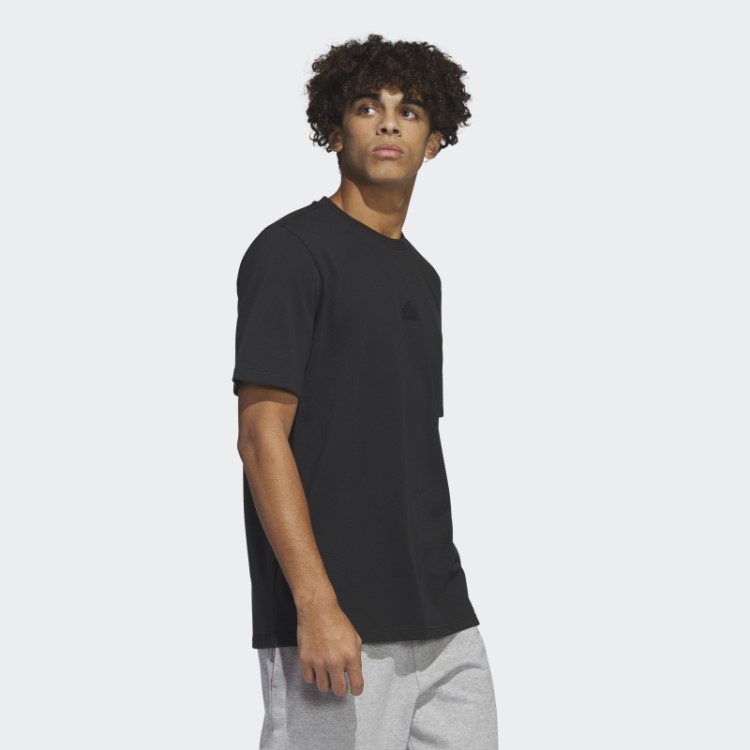 Future Icons Camiseta Manga Curta Estampada Adidas Black Fashion
