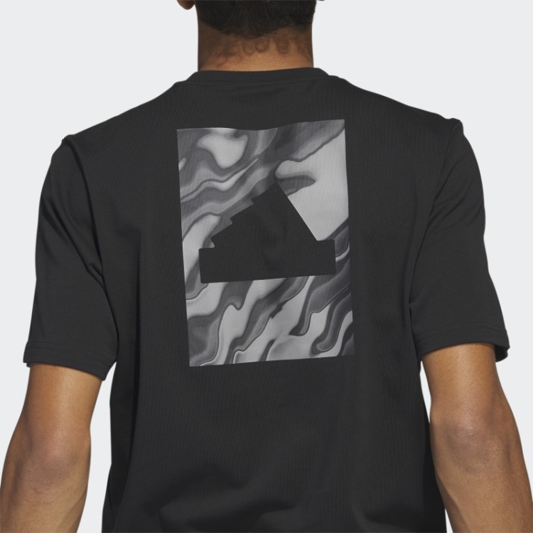 Future Icons Camiseta Manga Curta Estampada Adidas Black Fashion