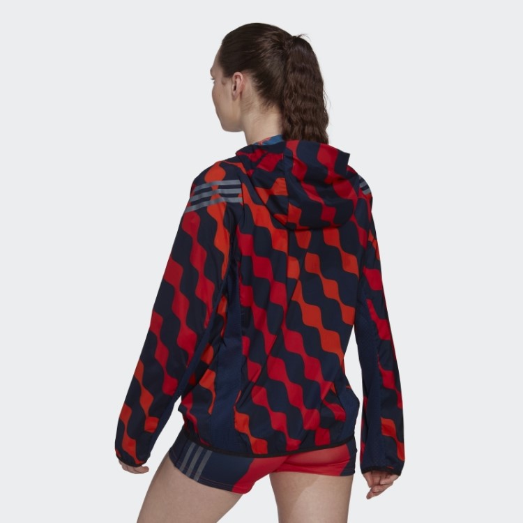 Jaqueta De Corrida Com Capuz Laranja Marimekko Run Icons Da Adidas