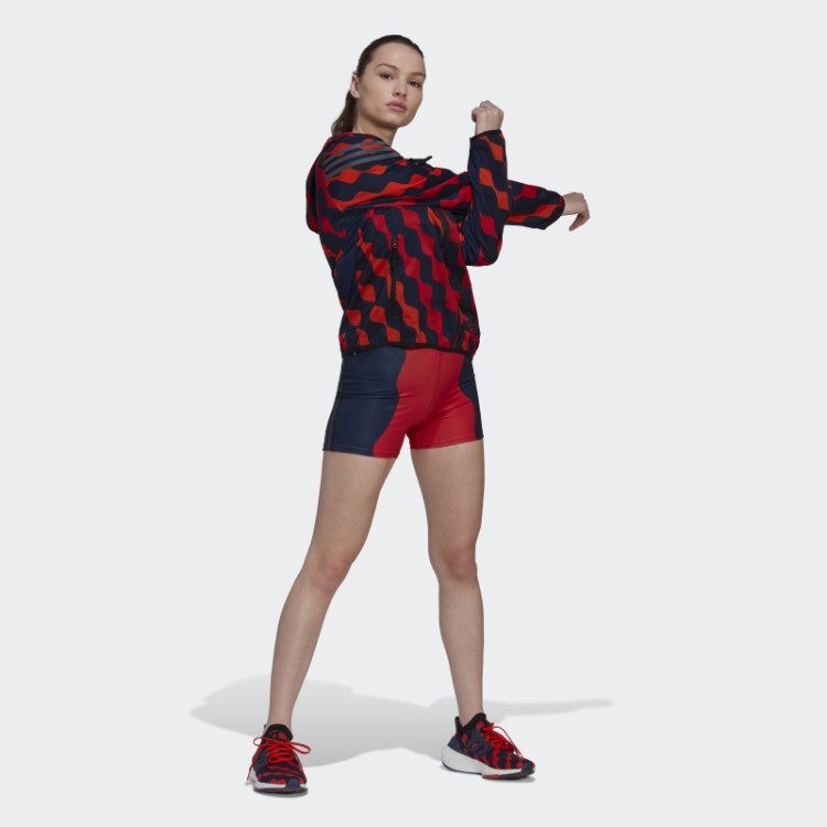 Jaqueta De Corrida Com Capuz Laranja Marimekko Run Icons Da Adidas