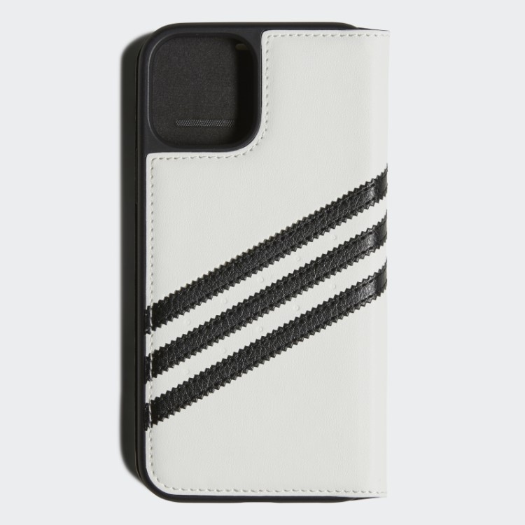 Adidas Branco Ou Capa De Livreto Pu Para Iphone 12/12 Pro Hot